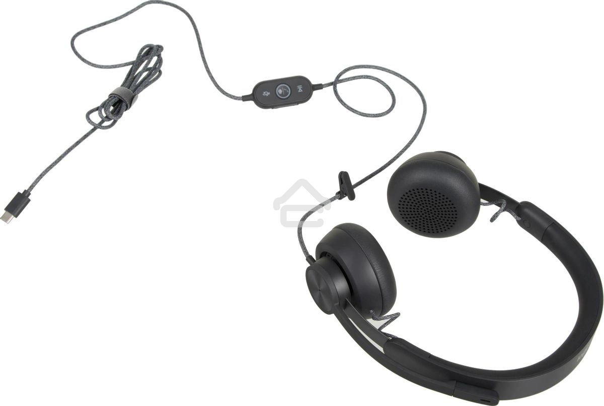 Гарнитура Logitech Headset Zone Wired Teams Graphite