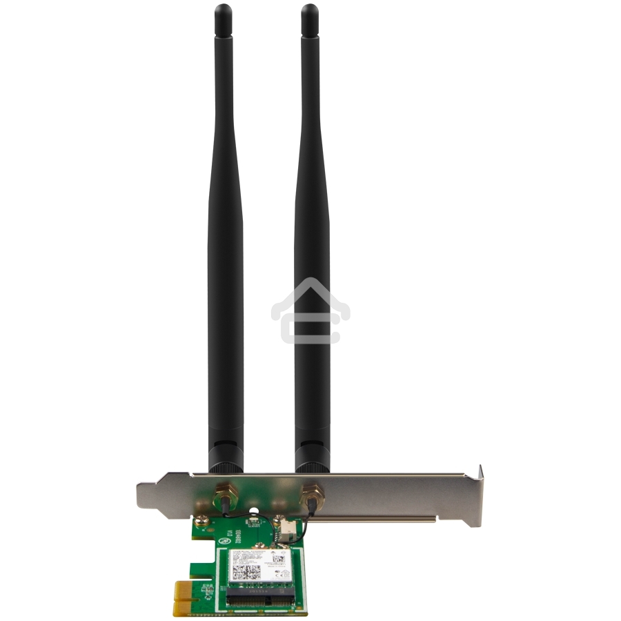 Сетевой адаптер Tenda E30 беспроводной двухдиапазонный PCI-e адаптер Wi-Fi 6 AX3000 c Bluetooth 5.0
