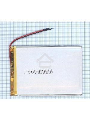 Аккумулятор Li-Pol (батарея) 3*75*110мм 2pin 3.7V/3600mAh
