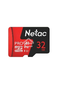 Флеш карта MicroSD card Netac P500 Extreme Pro 32GB, retail version w/o SD adapter