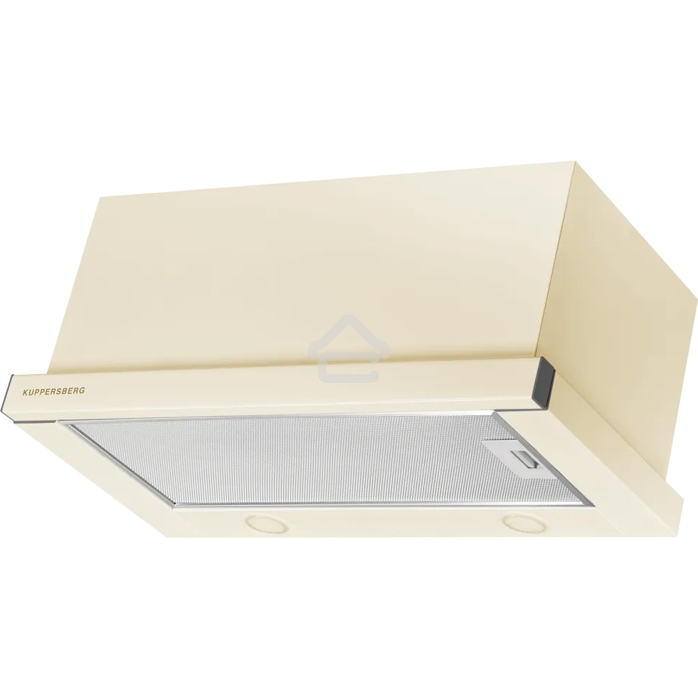 Вытяжка встраиваемая Kuppersberg SLIMTURBO 60 C телескопическая, ширина 60 см, отвод/рециркуляция, 1500 м3/час, механическое управление, 3 скорости, освещение 2х2 Вт, металлические жироулавливающие фильтры, угольный фильтр KF-ES (опция), 63.4 дБ, обратный