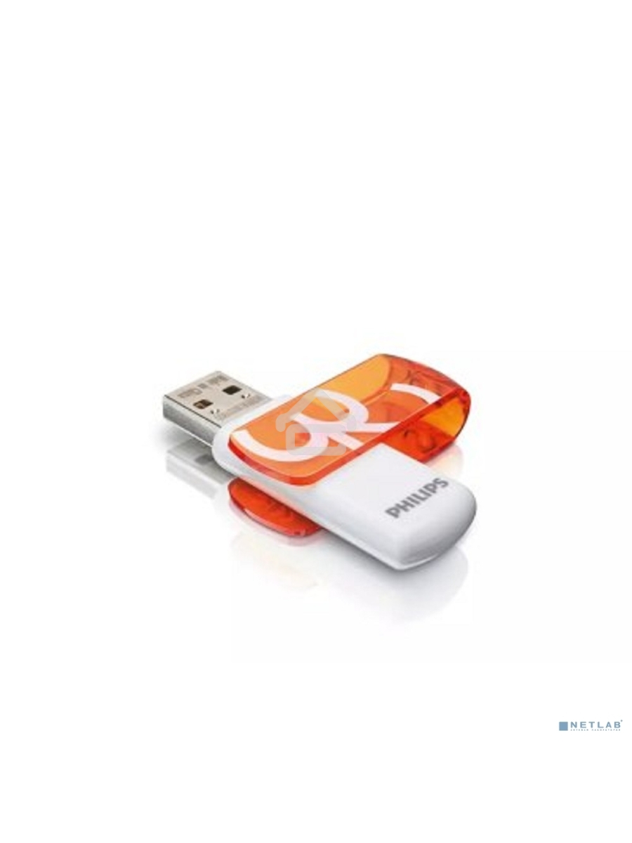 Флеш диск 32GB PHILIPS VIVID2.0 32GB, USB 2.0