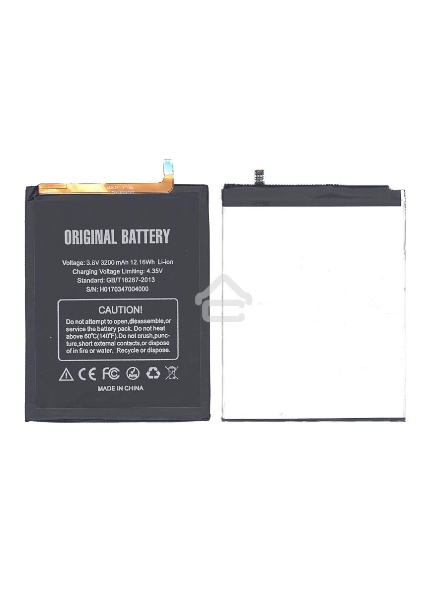 Аккумуляторная батарея BAT16523200 для Doogee Y6, Y6c 3200mAh 3,8V