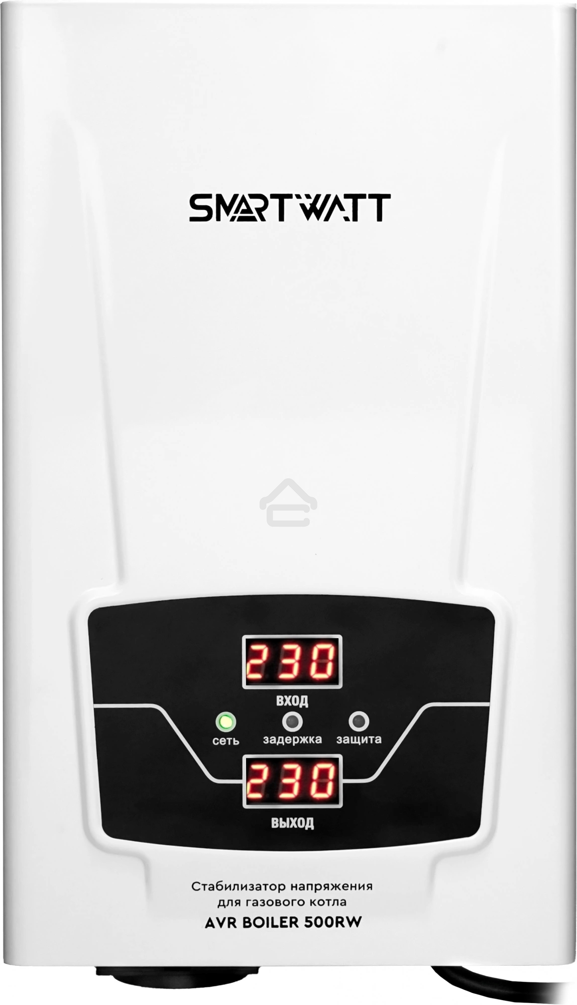 Стабилизатор напряжения для газового котла SMARTWATT AVR BOILER 500RW (140W - 260W, 500VA, 0.5 кВт, 50 Гц, розеток - 1,