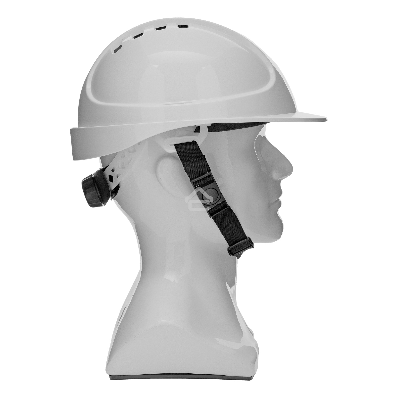 Каска защитная ударопрочная Denzel ABS/PC, плавная регулировка, модель 