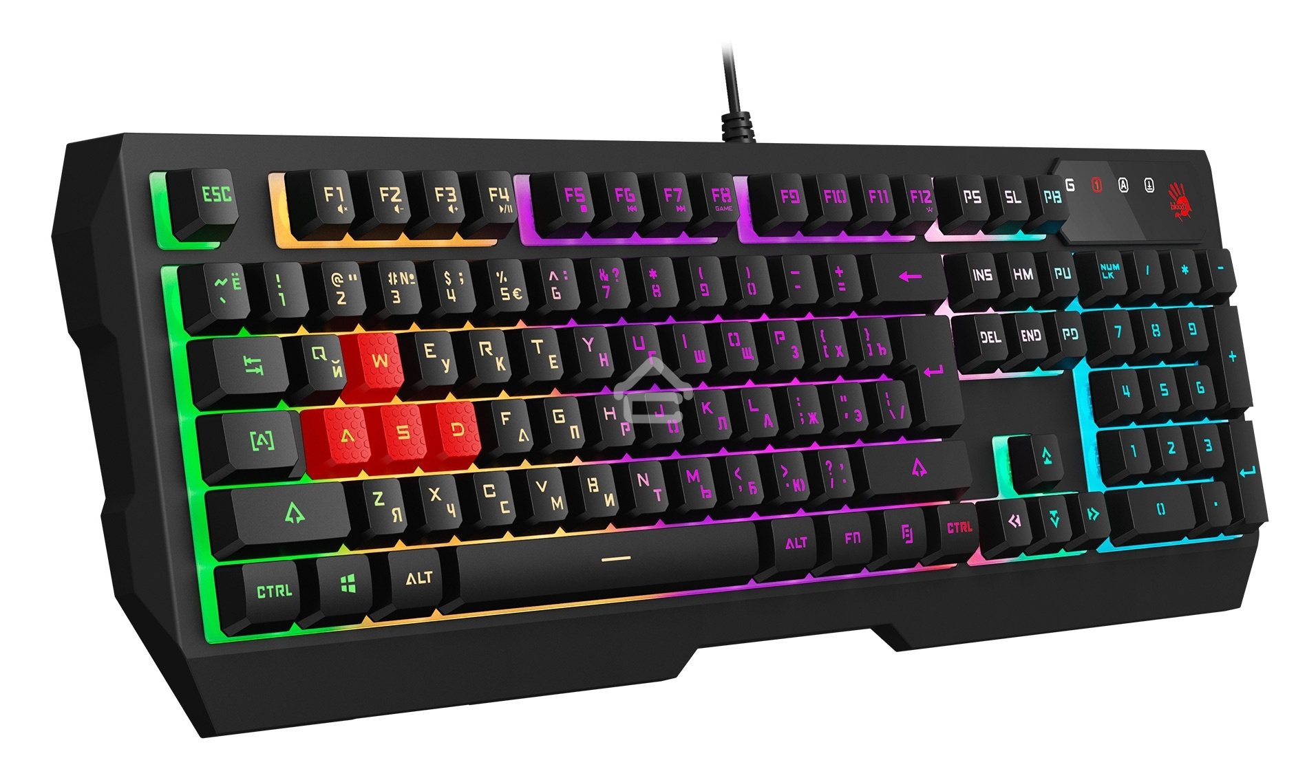 Клавиатура A4Tech Bloody B140N проводная USB черный