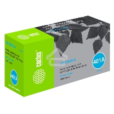 Картридж лазерный Cactus CS-CE401A голубой (6000 стр.) для HP CLJ Color M551 series
