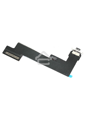 Шлейф c разъемом зарядки для Apple iPad Air 4 черный