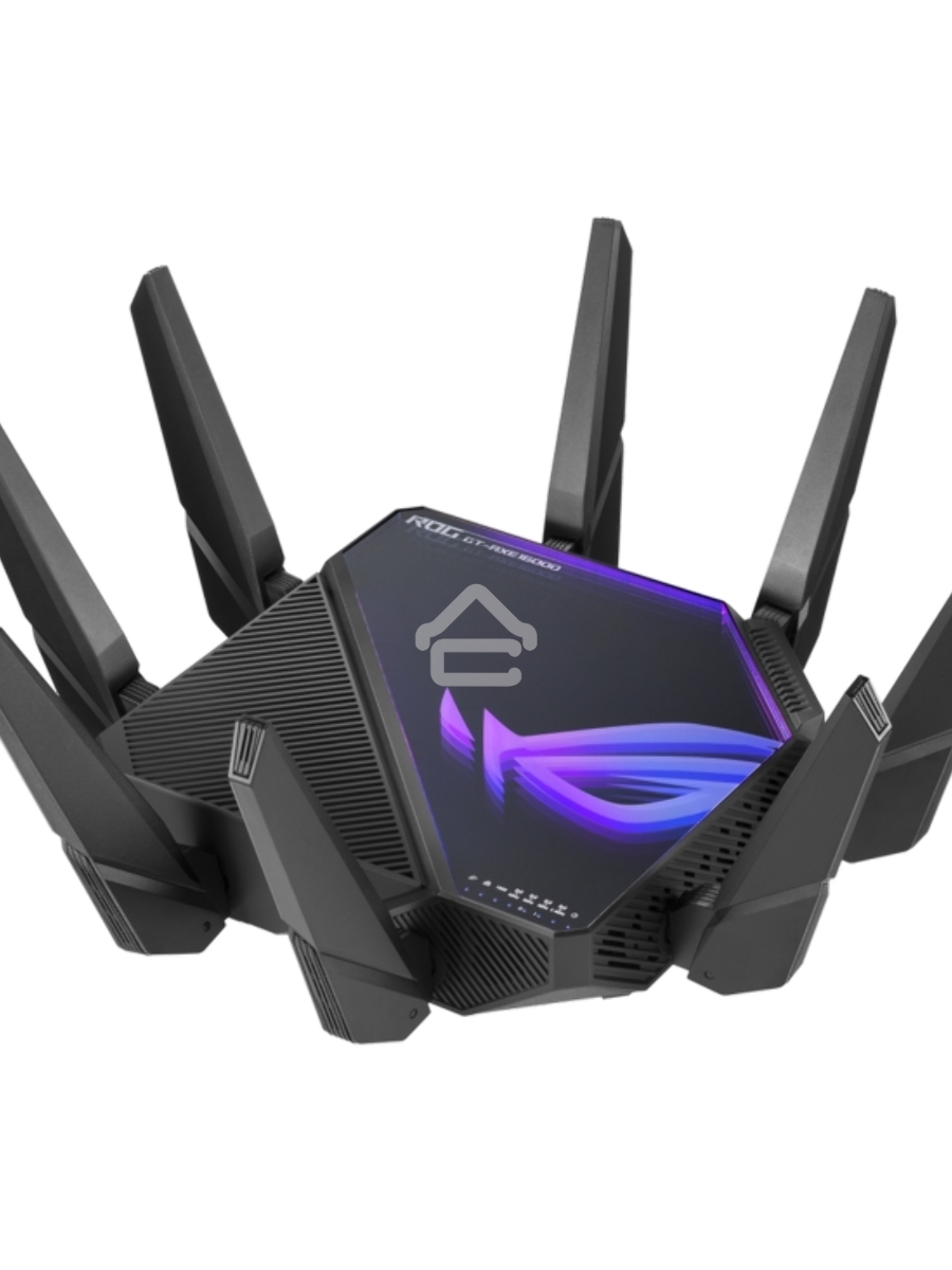 Роутер ASUS ROG GT-AXE16000 802.11 a/b/g/n/ac/ax до 1148 + 4804Мбит/c, 2,4 + 5 гГц, 8 антенн, USB, GBT LAN ; 90IG06W0-MU2A10