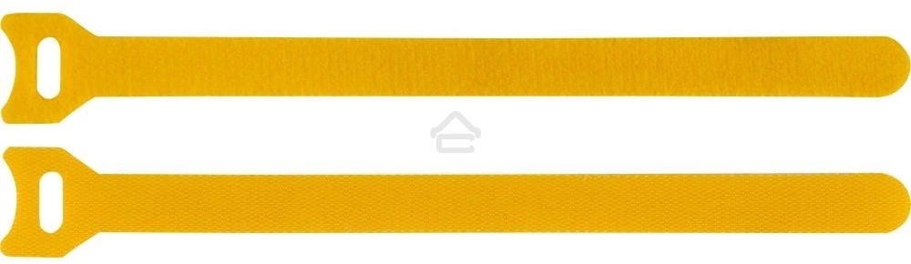 Хомут-липучка 125мм, 20 шт., желтый