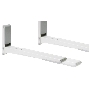 Кронштейн для СВЧ Holder MWS-2003 белый макс.40кг настенный фиксированный