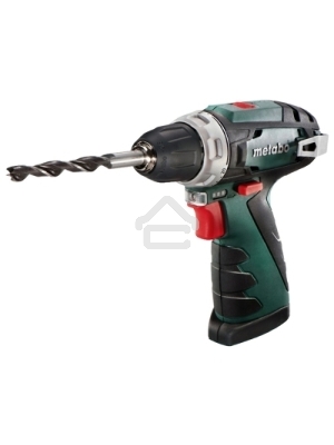 Дрель-шуруповерт Metabo PowerMaxx BS Basic Set 600080880, Аккумуляторный, 12В, 2 АКБ, Кейс