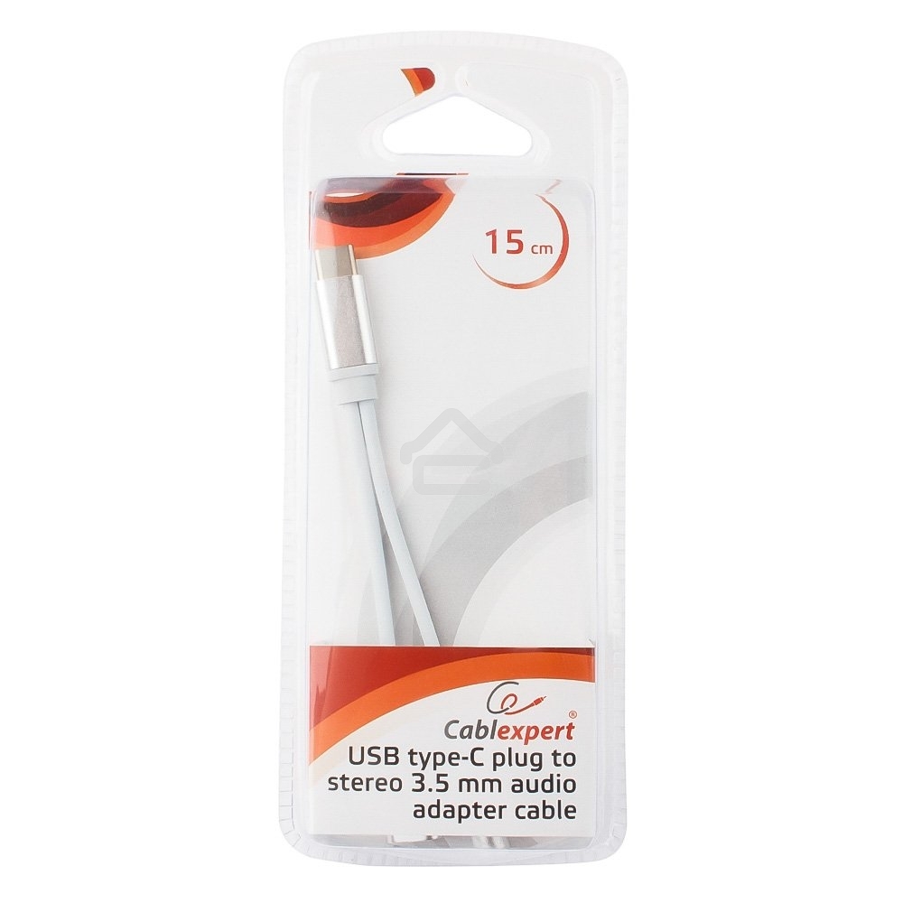 Переходник Cablexpert Переходник USB, USB Type-C/Jack3.5 F+ Type-C F, пакет (CCA-UC3.5F-02-W)