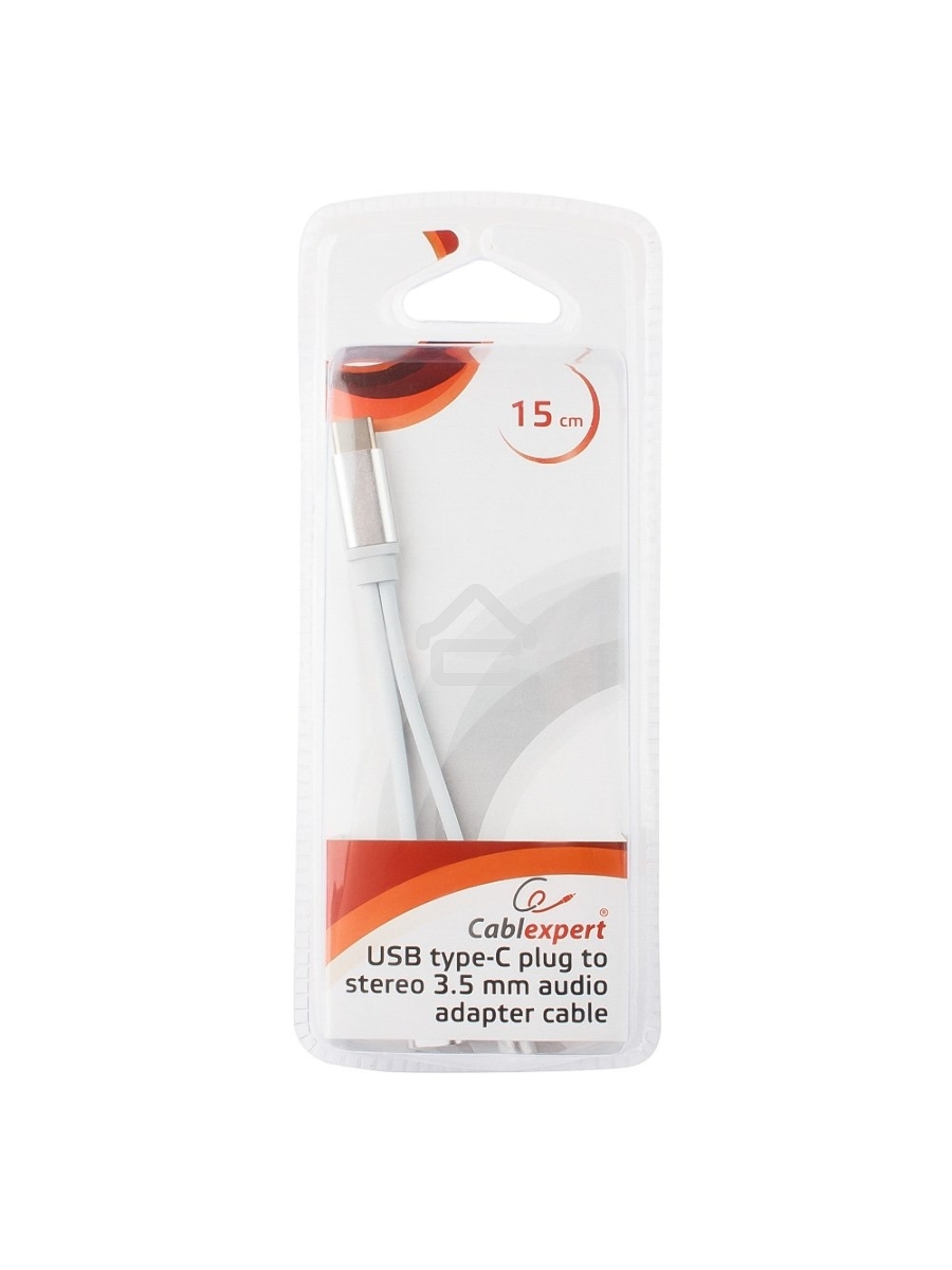 Переходник Cablexpert Переходник USB, USB Type-C/Jack3.5 F+ Type-C F, пакет (CCA-UC3.5F-02-W)