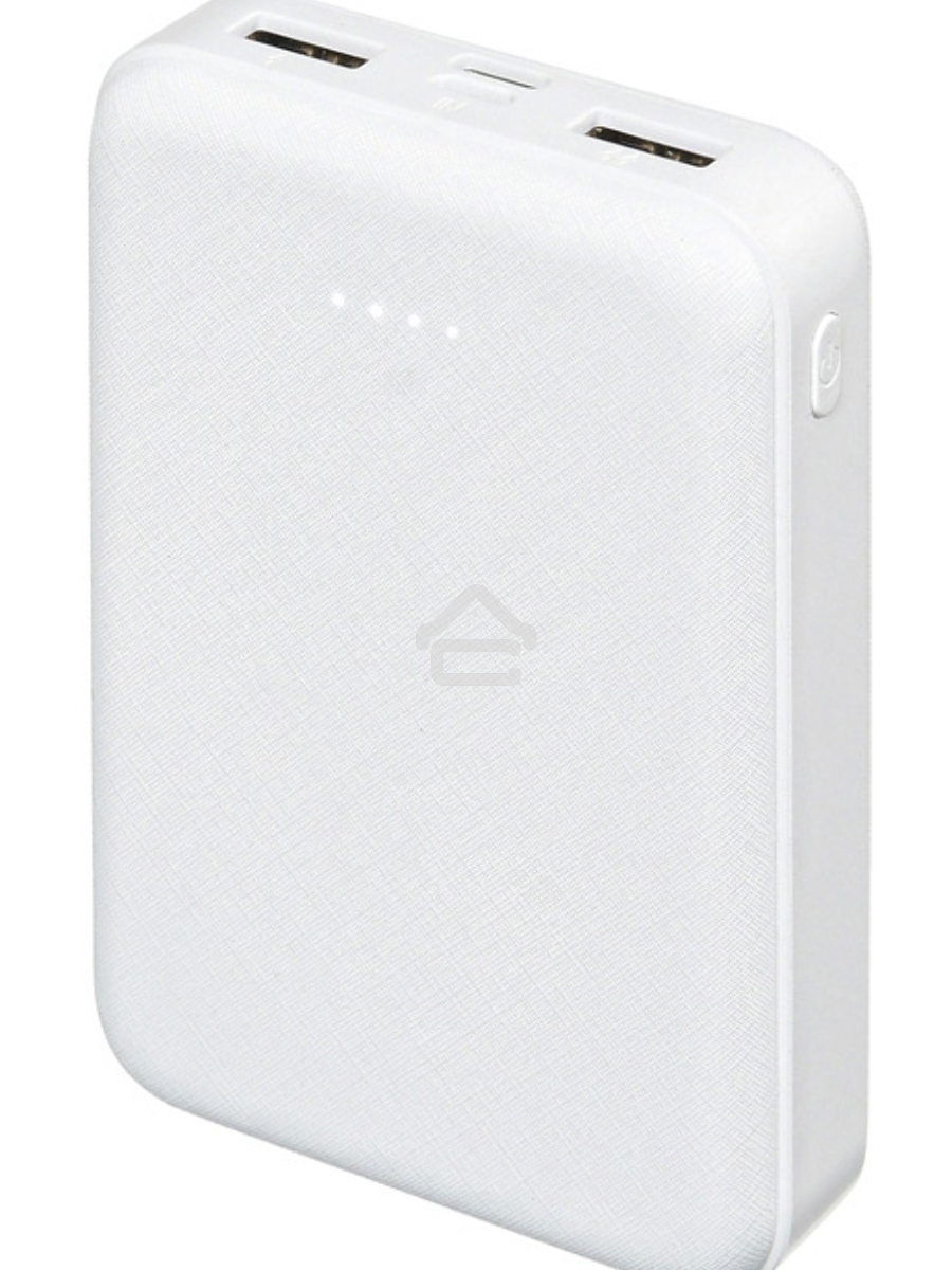 Мобильный аккумулятор Buro T4-10000 Li-Pol 10000mAh 2A+1A белый 2xUSB