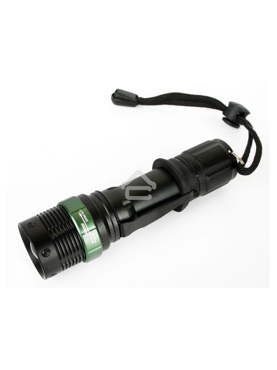 Фонарь Ultraflash E142акку. 220В, черн., CREE 3 ватт, фокус, 3 реж., 18650, пласт. бокс 12187