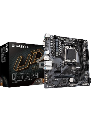 Материнская плата Gigabyte B650M S2H (V1.2), AM5, AMD B650, 2xDDR5, 4xSATA, 1xM.2, 1xPCI-E 4.0 x16, 3xUSB-A 3.2 Gen 1, 1xUSB-C 3.2 Gen 1, 1x 1Gb LAN, 3x3.5 мм, 7.1, Micro-ATX