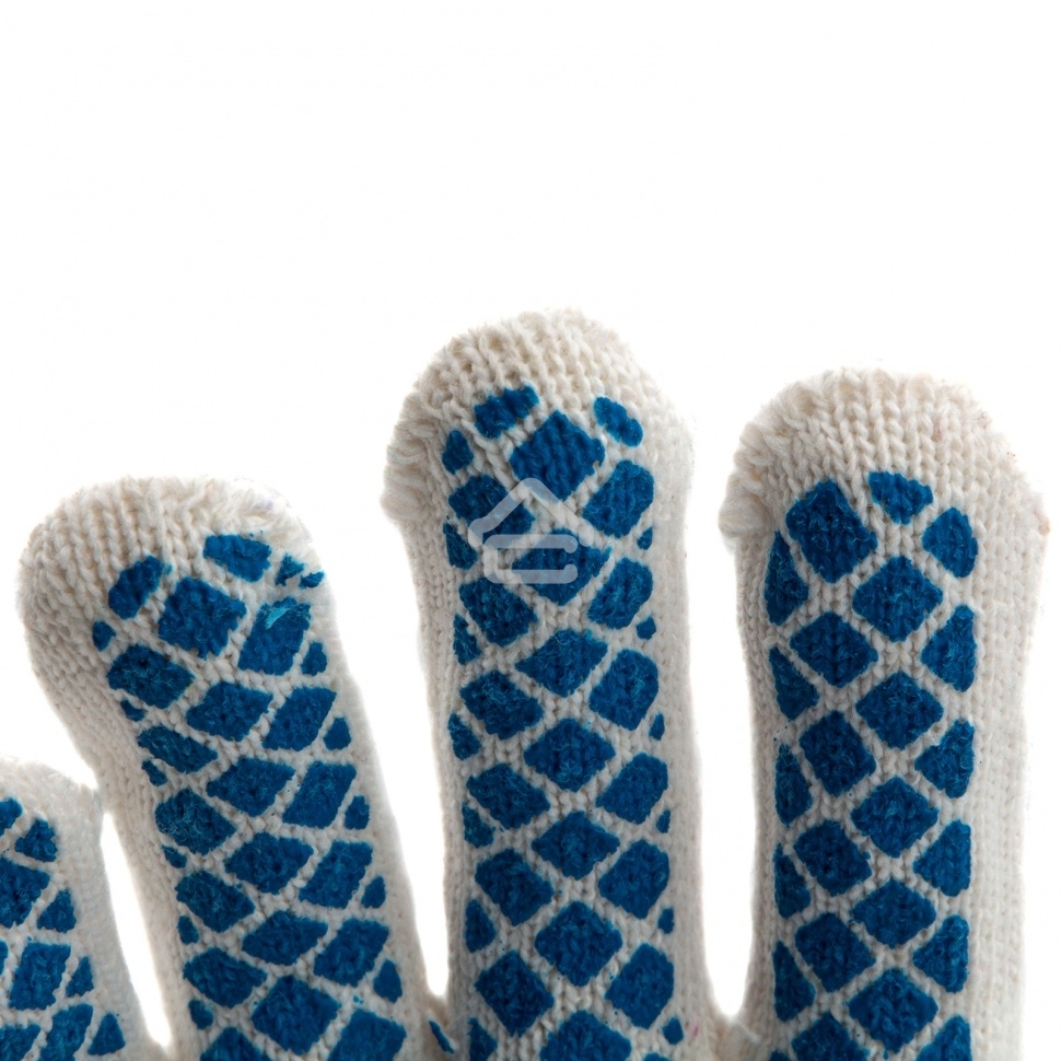 Перчатки трикотажные, ПВХ-покрытие 