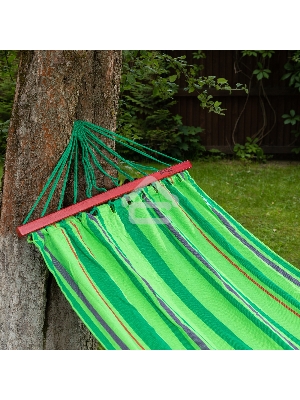Гамак 200х100 см, с деревянными планками, Camping  Palisad