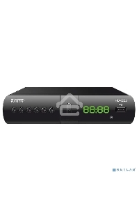Ресивер эфирный цифровой DVB-T2/C HD HD-225 метал, дисплей DOLBY DIGITAL, Эфир