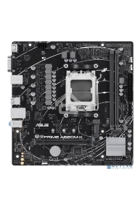Материнская плата ASUS PRIME A620M-K, AM5, AMD A620, 2xDDR5, 4xSATA, 1xM.2, 1xPCI-E 4.0 x16, 1xPCI-E x1, 1xHDMI, 1xVGA, 1x 1Gb LAN, 4xUSB-A 3.2 Gen 1, 2xUSB-A 2.0, 3x3.5 мм, 7.1, Micro-ATX