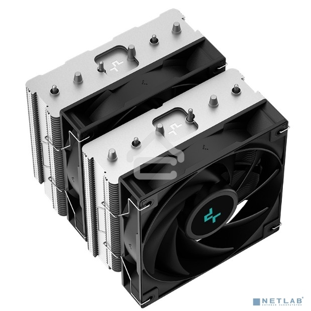 Кулер для процессора DEEPCOOL AG620 черный, 120 мм, алюминий/медь, 1850 об/мин, 29.4 дБ, 4 pin, 260 Вт, 157 мм
