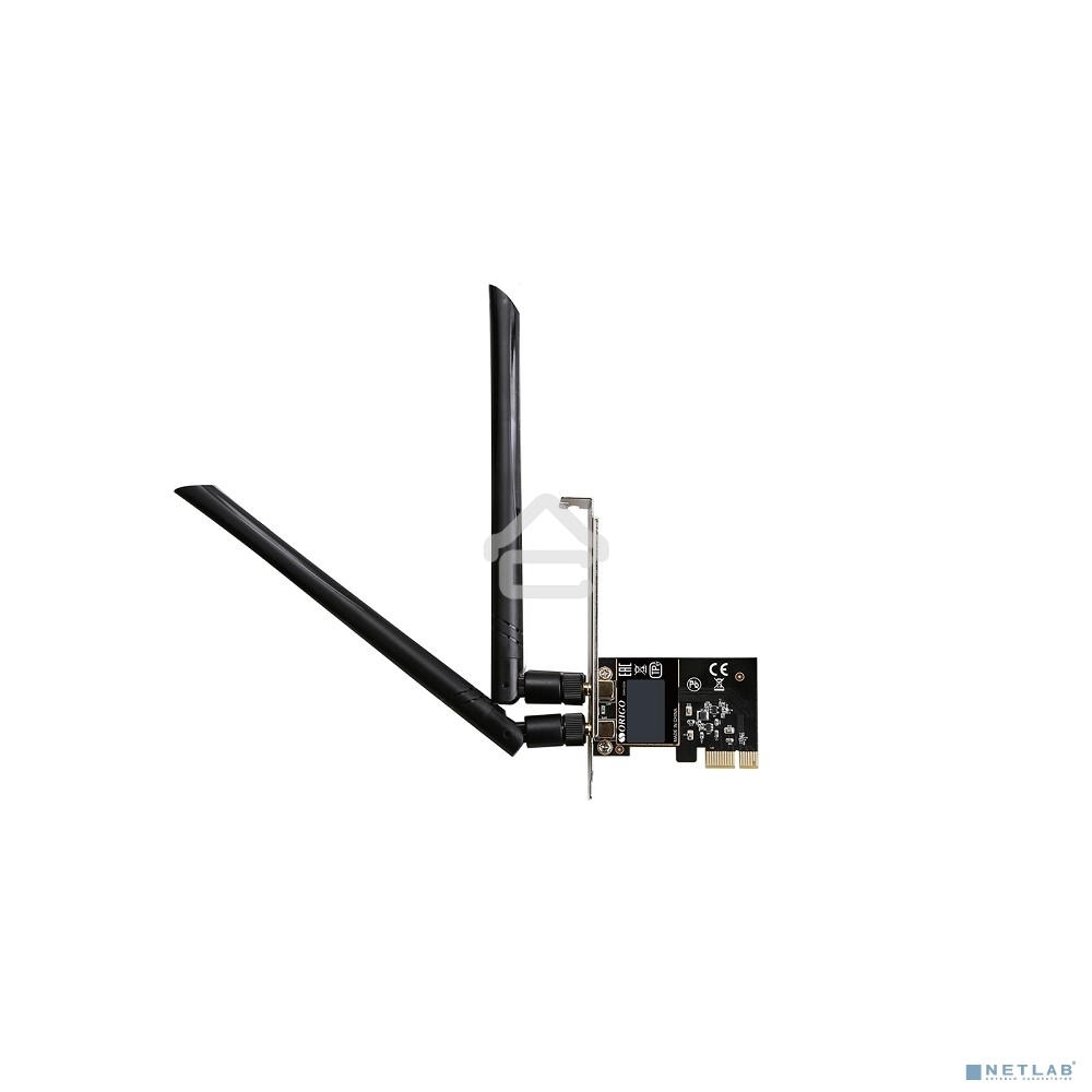 Сетевой адаптер ORIGO OWN1200A/A1A PCI-E Wi-Fi AC1200, 2.4/5 ГГц, 2 съемные антенны 5 dBi