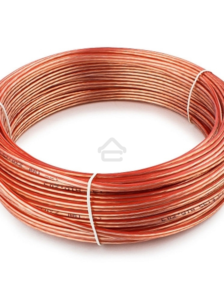 Акустический кабель Cablexpert CC-TC2x0,75-30M, прозрачный,  30 м, бухта