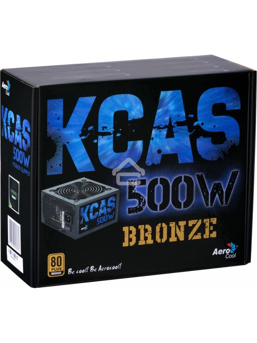 Блок питания Aerocool / Formula KCAS-500W PLUS RTL, 500Вт, 80 PLUS Bronze, 120мм, черный