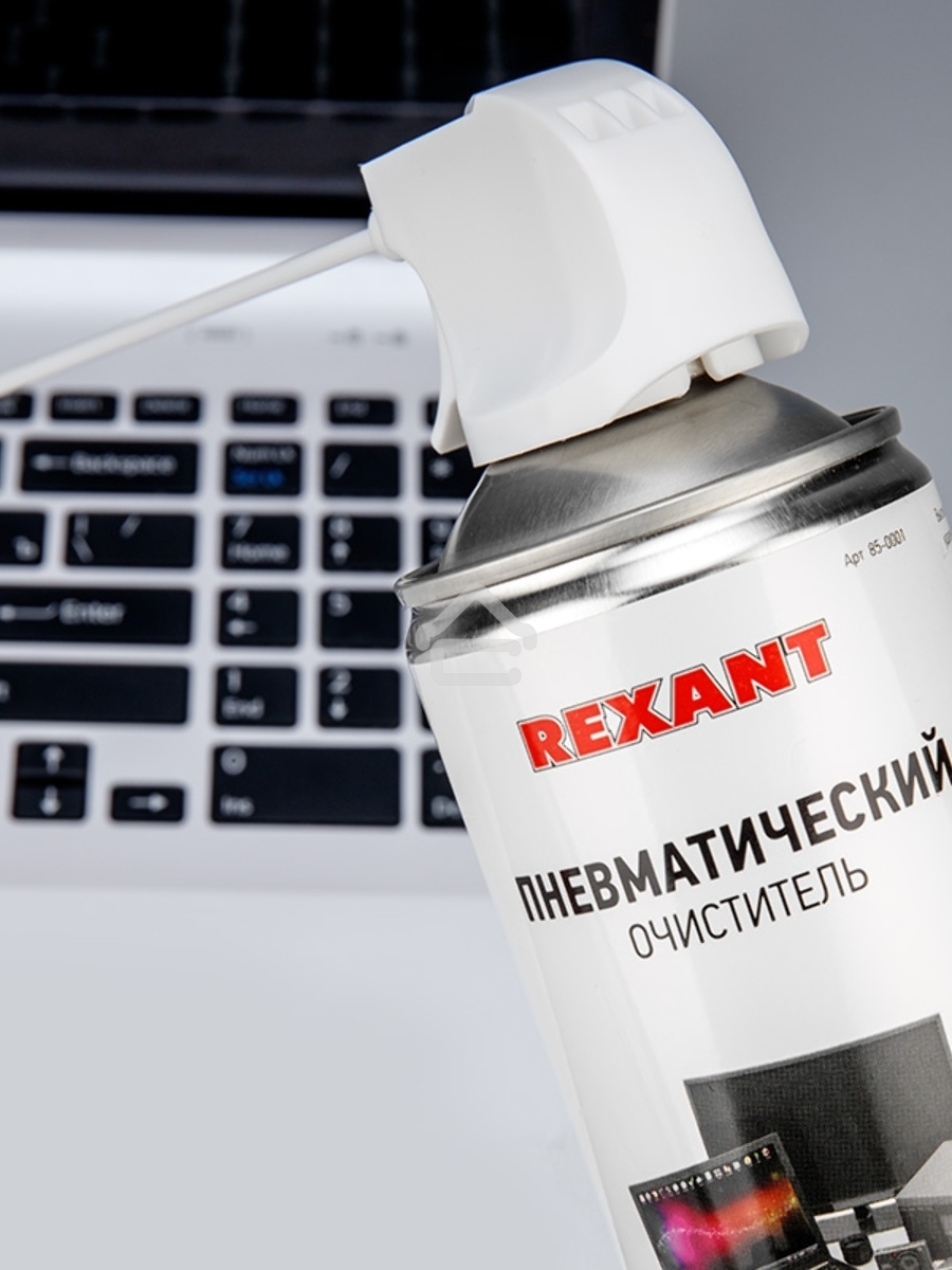 Сжатый воздух (пневматический очиститель) DUST OFF, Rexant, 400 мл, аэрозоль