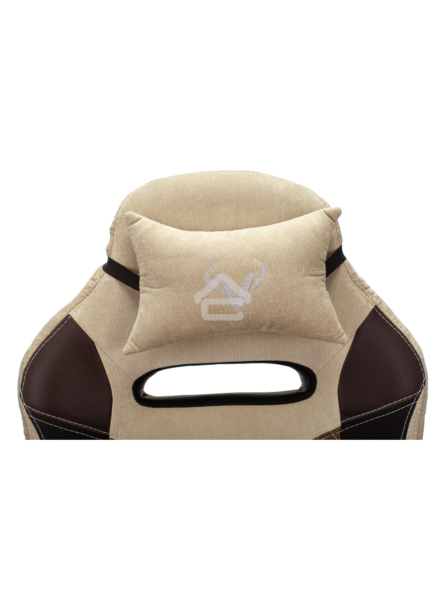 Кресло игровое Бюрократ VIKING 6 KNIGHT BR FABRIC коричневый, крестовина металл/пластик