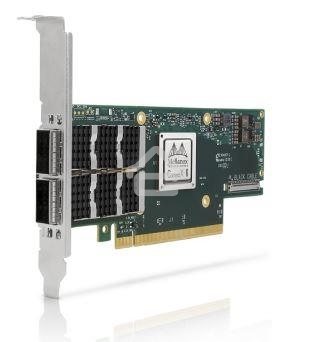 Сетевая карта Mellanox ConnectX-6 VPI adapter card, 100Gb/s (HDR100, EDR IB and 100GbE), dual-port QSFP56, PCIe3.0/4.0 x16, tall bracket