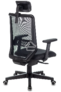 Кресло руководителя Бюрократ EXPERT TW-01 черный 38-418, сетка/ткань, с подголов. крестовина пластик
