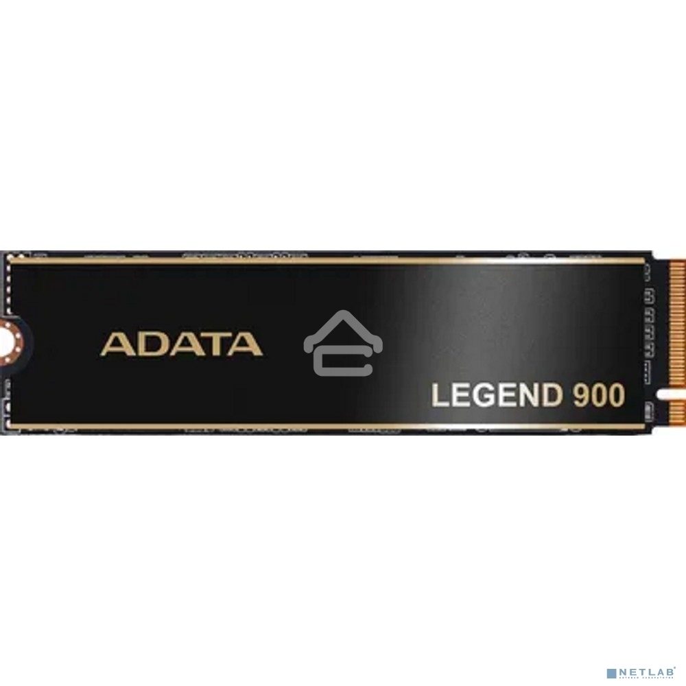 Накопитель SSD ADATA LEGEND 900, 512Gb, PCIe 4.0 x4, M.2 2280, NVMe, R/W 6200/2300, с радиатором