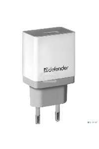 Сетевой адаптер Defender 1xUSB, 5V/2.1А , белый (UPA-21) (83571)