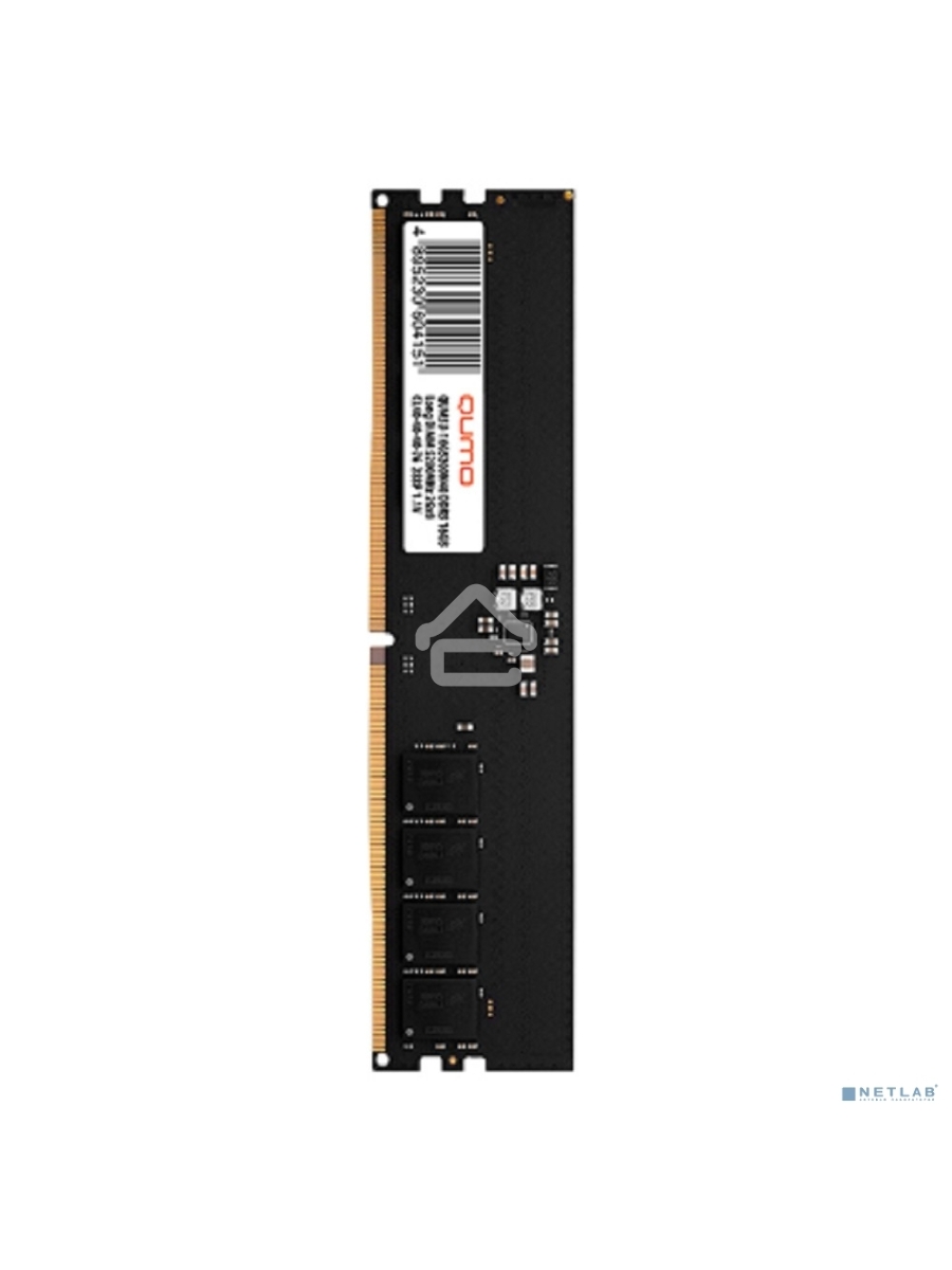 Оперативная память QUMO, DDR5, 16GB (1x16GB), 4800MHz, CL40, DIMM