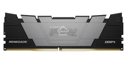 Оперативная память Kingston Fury Renegade, DDR4, 16GB (2x8GB), 3200MHz, CL16, DIMM, с радиатором, серый/черный