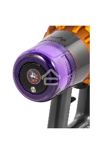 Пылесос вертикальный Dyson V15 Detect Absolute (SV47) желтый/никель, питание от аккумулятора, 220 Вт, уборка сухая, пылесборник 0.76 л, работа от АКБ max - 60 мин