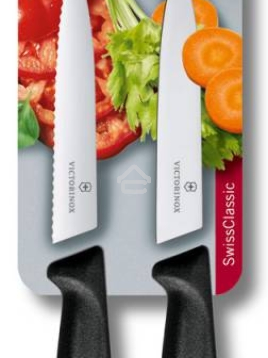 Набор ножей кухон. Victorinox Swiss Classic (6.7793.B) компл.:2шт черный блистер