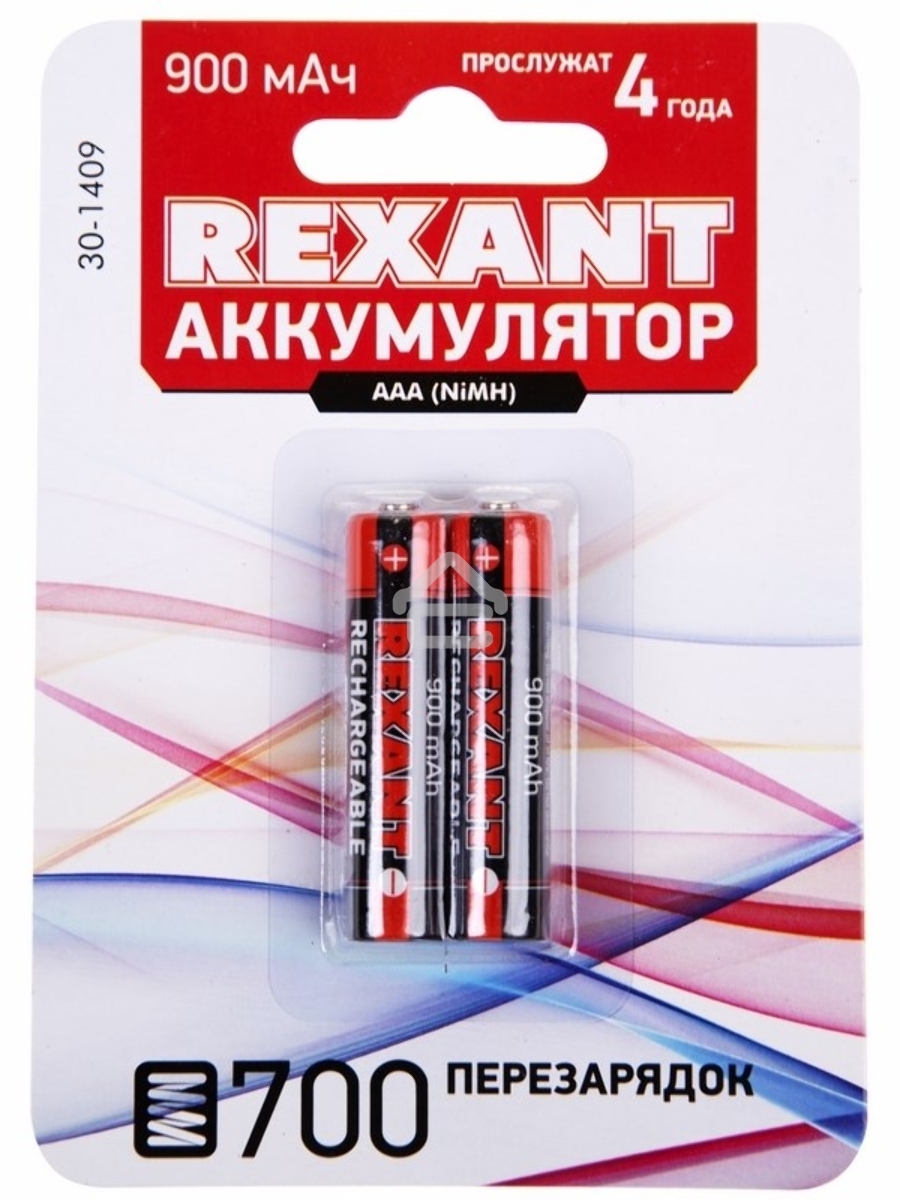 Аккумулятор Rexant тип AAA «мизинчиковый» 1.2 В 900 мАч