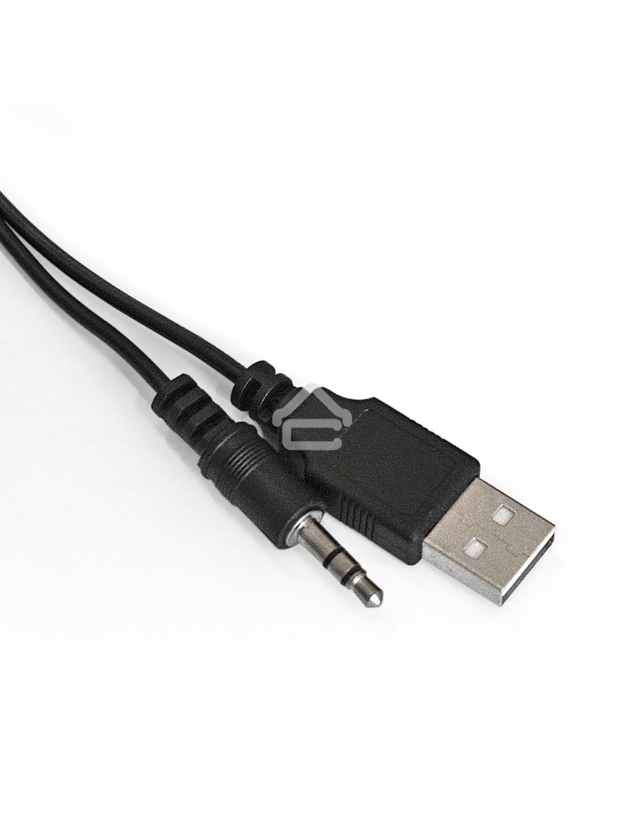 Акустическая система 2.0 ExeGate EX287057RUS Disco 140 Black (питание USB, 2х3Вт (6Вт RMS), 100-20000Гц, черный)