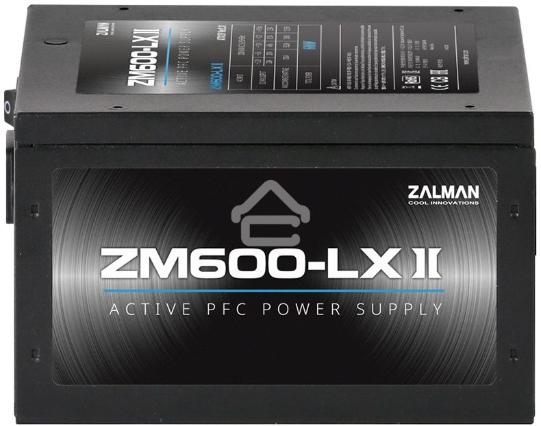 Блок питания Zalman ZM600-LXII RTL, 600Вт, 120мм, черный