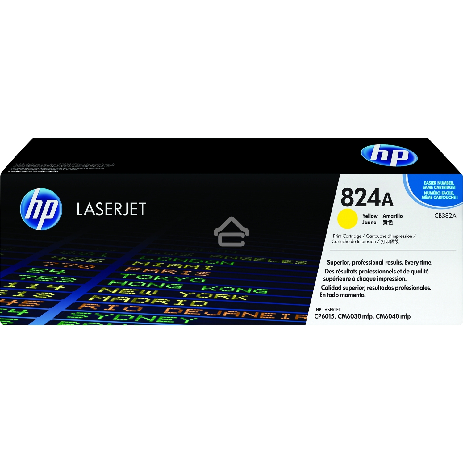 Картридж лазерный HP CB382A желтый для Color LJ CP6015/CM6030mfp/CM6040mfp 21000стр.