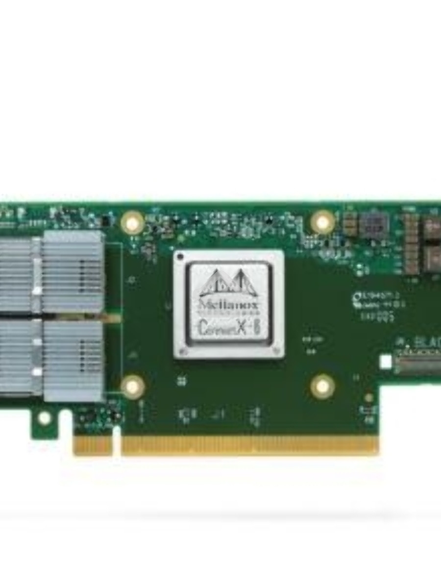 Адаптер Infiniband ConnectX®-6 VPI adapter card, HDR IB (200Gb/s) and 200GbE, dual-port QSFP56, PCIe4.0 x16, tall bracket