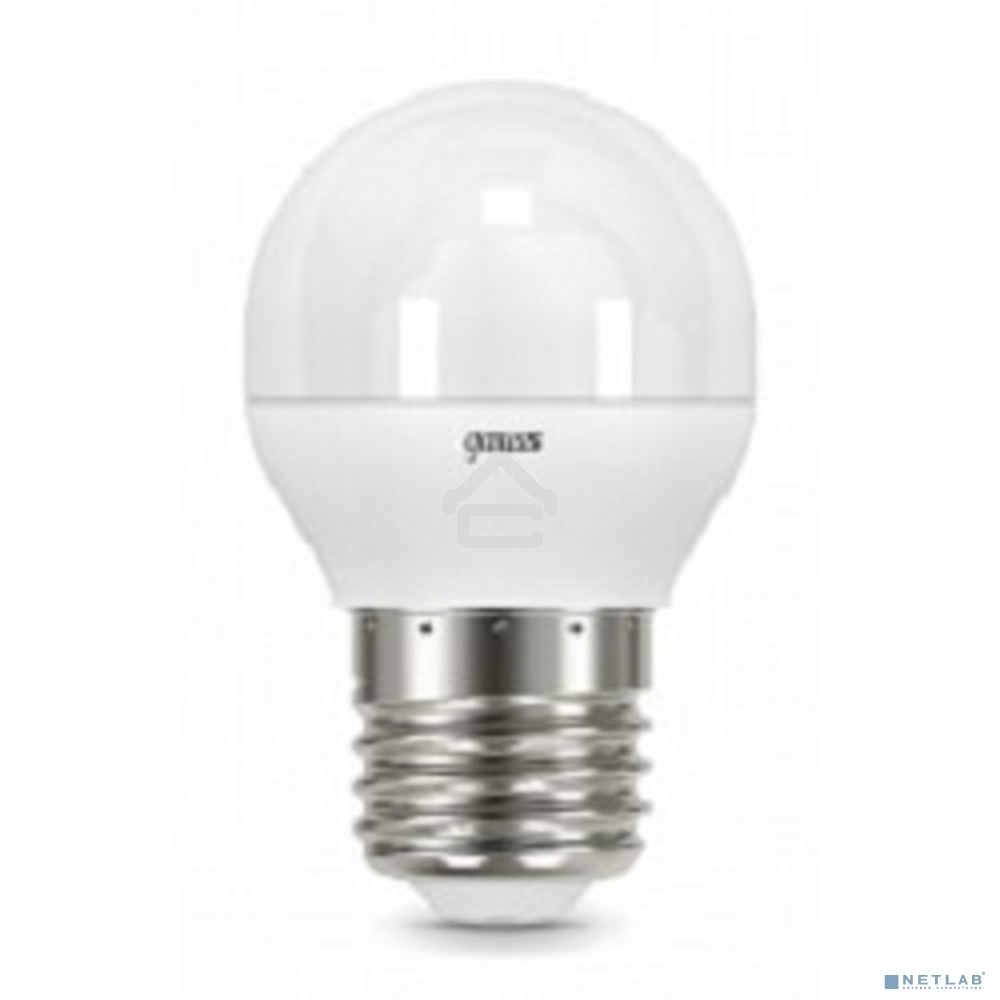 Лампа светодиодная Gauss 6.5Вт шар 4100К белый E27 550лм 150-265В