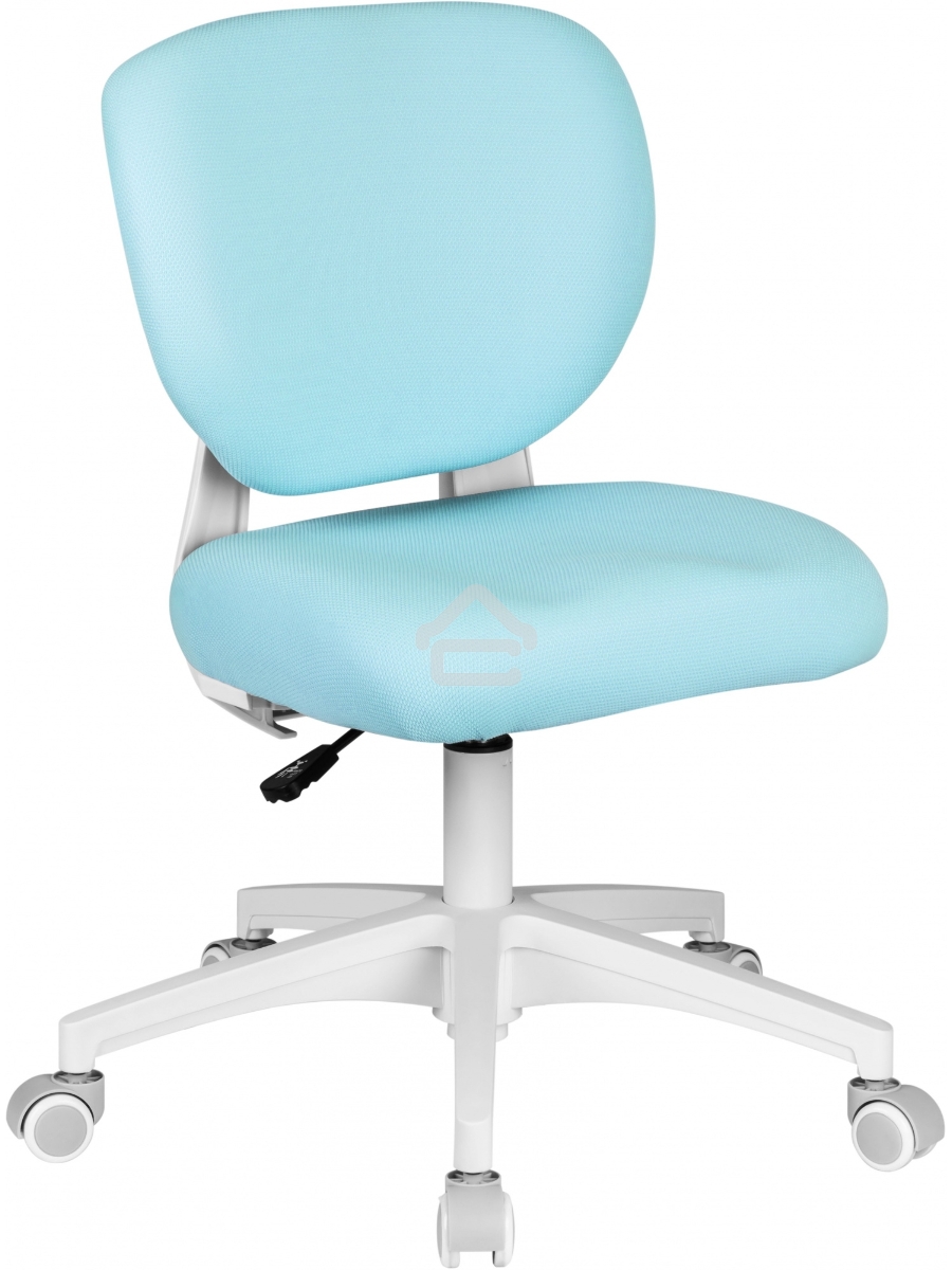 Кресло детское Cactus CS-CHR-3594BL голубой, крестов. пластик белый