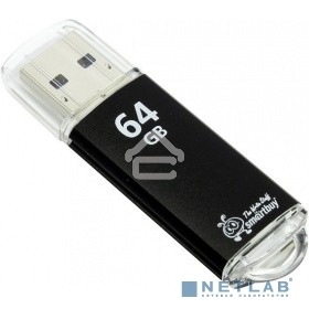 Флешка USB R/W SmartBuy R/W USB Drive 64Gb V-Cut Black SB64GBVC-K3