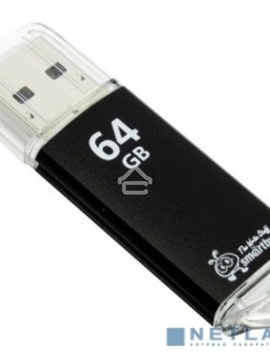 Флеш карта Smartbuy USB Drive 64Gb V-Cut Black SB64GBVC-K3