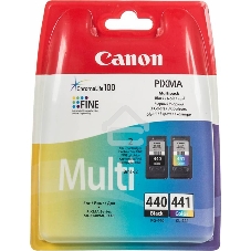Картридж струйный Canon PG-440/CL-441 5219B005 черный/трехцветный x2уп. для Canon MG2140/MG3140 (180 стр.)