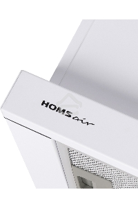 Вытяжка кухонная телескопическая HOMSair FLAT 50 белый, управление кнопочное